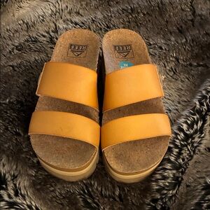 Reef Women's Double Strap Slide Sandals - Light Brown